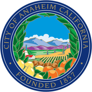 City seal of Anaheim, California