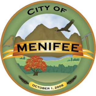 City seal of Menifee, California