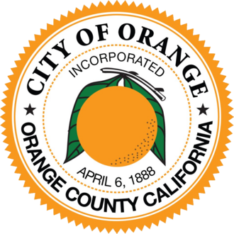 City seal of Orange, California