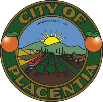 City seal of Placentia, California