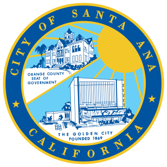 City seal of Santa Ana, California